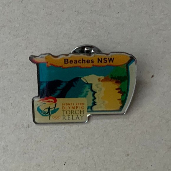 VINTAGE 2000 OLYMPIC TORCH RELAY PINS FROM AUSTRALIA - LOT OF 8 - Picture 8 of 10